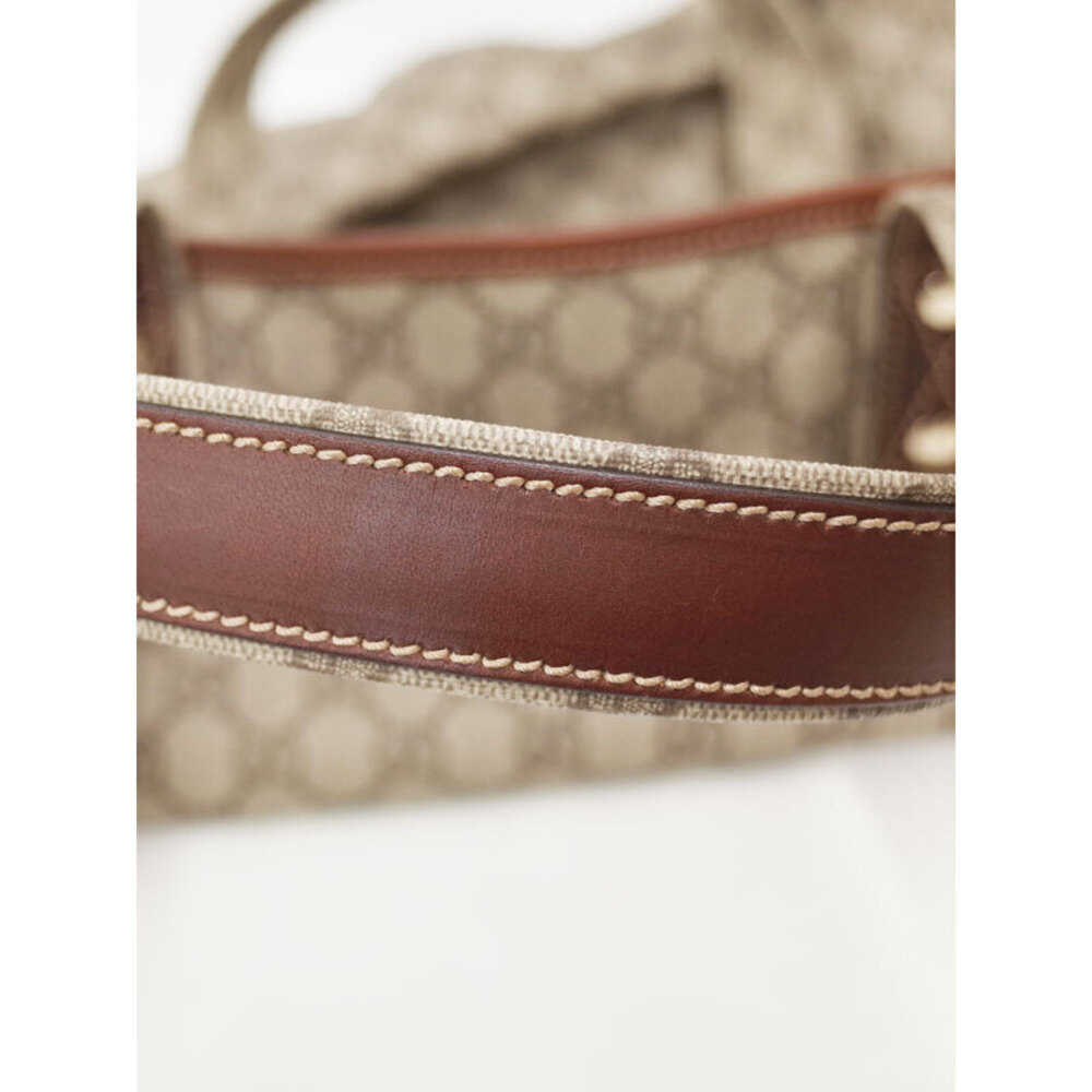Gucci GG Supreme Web Loop Tote bag Brown - Picture 8 of 9
